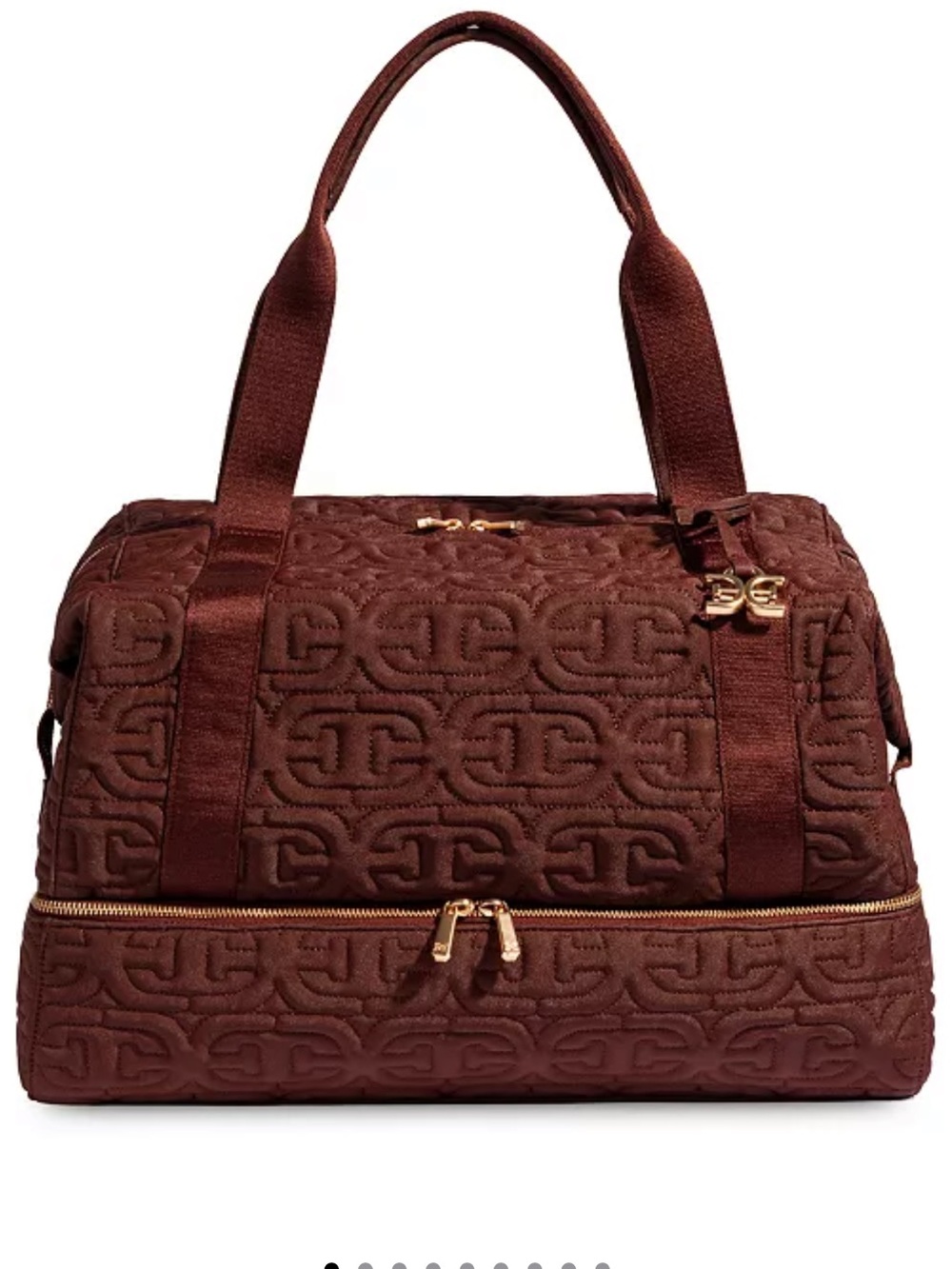 🆕 ‘Ethyl’ Extra-Large Quilted Weekender Handbag - Bordeaux